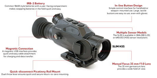 SLIM H35 Multi-function Thermal Optic 640x512 35 mm